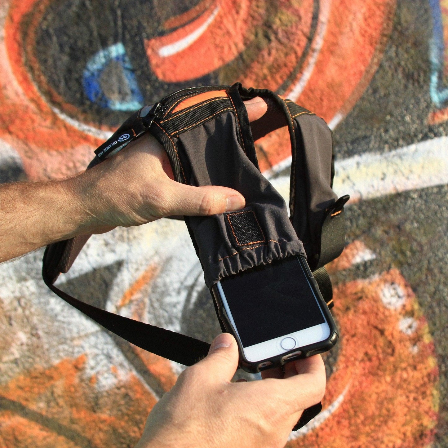 Gear Quiver, fits normal size and plus size phones, plus nutrition.