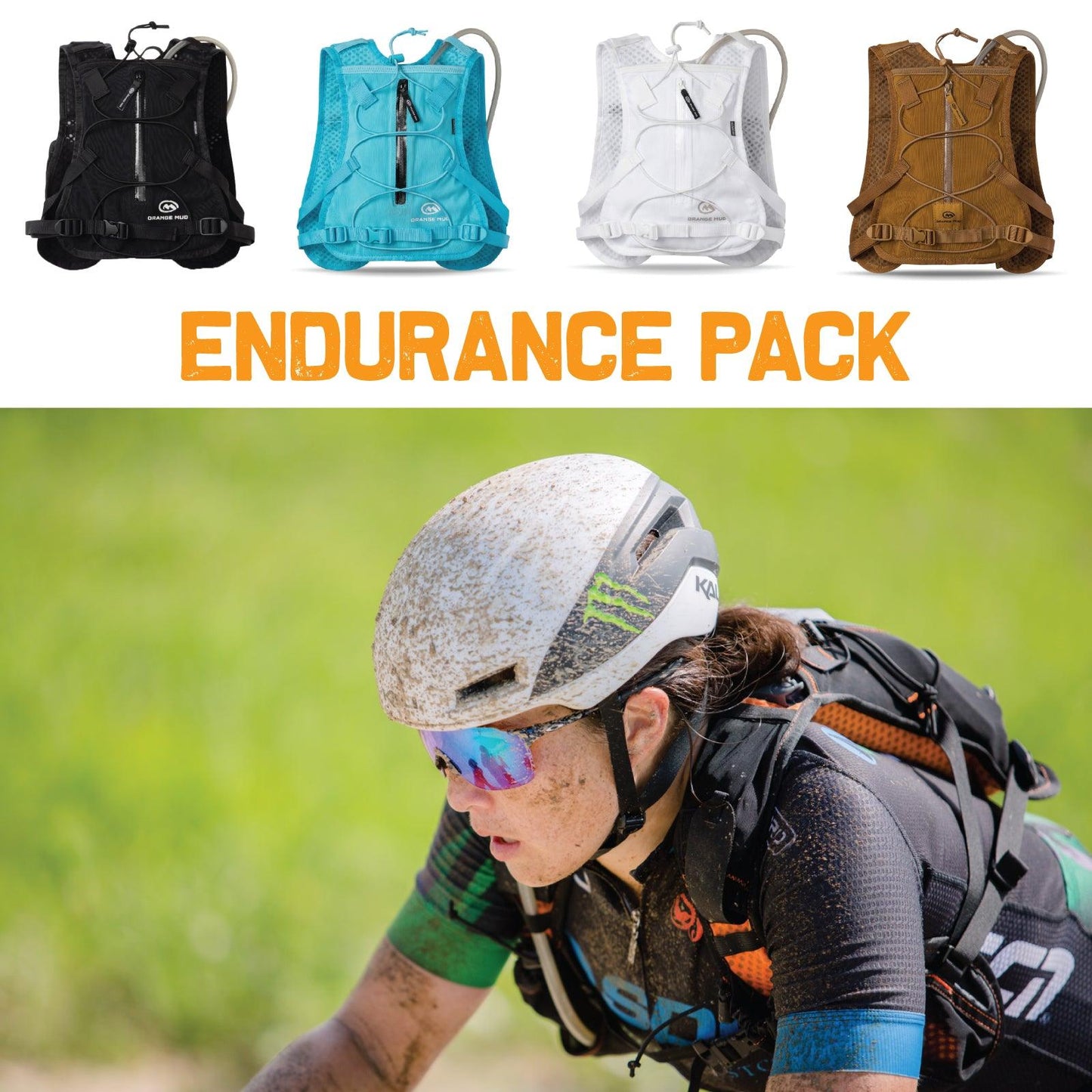 Endurance Pack V3.0: Ideal for running, triathlon, mountain bike and gravel biking